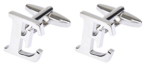 Initial Cufflinks (Alphabet Letter) by Men's Collections (E)