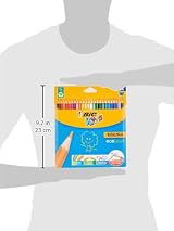 BIC Kids Evolution ECOlutions Colouring Pencils 24 Pack Multi Vibrant Art view 2