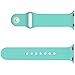 Piwjo Silicone Apple Watch Band and Replacement Iwatch Bands Series 1, Series 2,Series 3 (Mint Green, 38mm S/M)