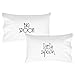 Oh, Susannah Big Spoon Little Spoon V1 Couples Pillowcases Wedding Present or Engagement Gifts for Couples Boyfriend Pillow Cases His and Her Pillow Cases (Two 20x30 Standard Size Pillowcases)