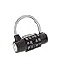 Wordlock PL-004-BK 5-Dial Combination Padlock, Black primary