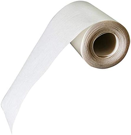 Fabrics and Drapes for Home Sewing -4 inch Wide Washable Non Woven Filter Fabric Buckram/Crinoline, White sew-in Buckram/Heading Tape- 6 Yard Piece - Style #1430-4