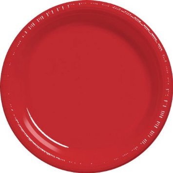 10 1/4" Plastic Plates 20 per pack