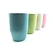 Jaunpy Unbreakable Cups for Kids Bathroom Cup Tumbler with BPA Free Set of 4 Multicolor Drinking Cups