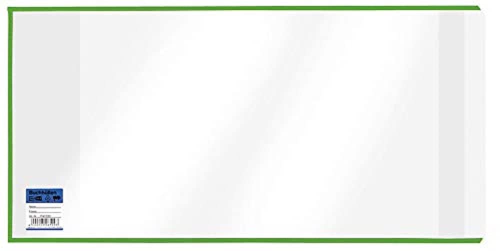 VELOFLEX 1540285 Book Cover 285 x 540 mm Polypropylene Film with Flap Transparent Pack of 10