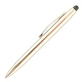 Uchida 007I-S-GLD St. Tropez Petite 2-in-1 Stylus and Pen Open Stock with Black Ink, Gold Barrel