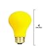 (4 Pack) 60-Watt A19 Yellow Bug Incandescent Medium Base Light Bulb