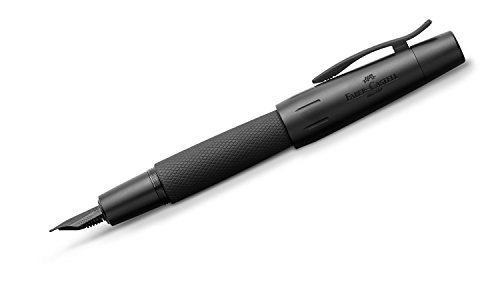 Faber-Castell E-Motion Pure Black Fountain Pen (Black) (Broad) by Faber-Castell