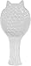 White Ceramic Owl Shaped Spoon Rest