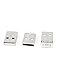 uxcell 55pcs DIY USB 2.0 Type A Solder 4 Pin Male Connector Socket Jack
