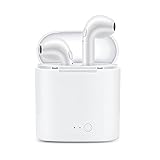 Wireless Earbuds, Mini True Bluetooth Headphones Sports Headsets in-Ear Stereo Earphones with Built-in Mic and Charging Case