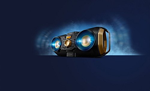 Phillips-Bluetooth-Boombox-Speaker--Rugged-Portable-Wireless-Radio-USB-AUX-and-CD-Music-Player-50-Watt-Dynamic-Bass-Digital-Display-Light-Up-Speaker-Model-PX840T
