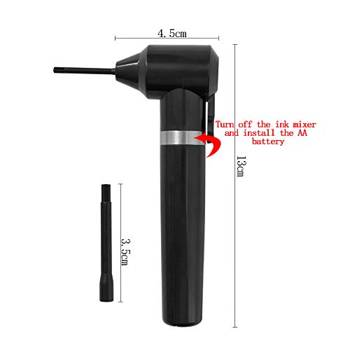 Tattoo Ink Mixer Machine Set - SOTICA Tattoo Pigment Makeup Electric Ink Mixer with 100 Pcs Mixing Sticks Set Tattoo Pigment Agitator Ink Mixer Sticks for Tattoo Supply Tatttoo Kit Tattoo Accessories - Thumbnail 2