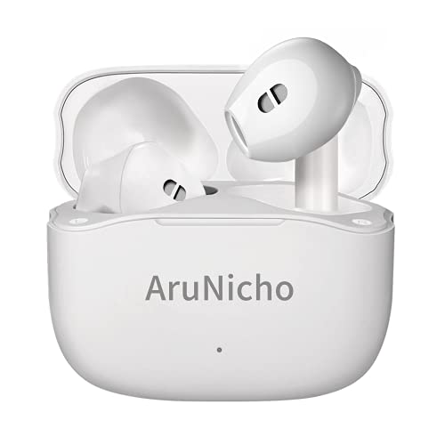 AruNicho Bluetooth Earbuds for iPhone Android, HiFi Stereo Sound