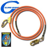 Climb Right 5/8" X 12' Wire Core Flipline System