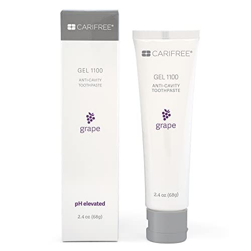 CariFree Gel 1100 (Grape) AntiCavity Toothpaste Nano Hydroxyapatite Cavity Prevention