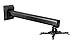 Mount-It! Projector Wall Mount for Short Throw and Standard Projectors, Universal Projector Bracket Fits Epson Optoma Benq Viewsonic Projectors, 9 in. to 29.5 in. from Wall, 35 Lb Capacity (MI-608)