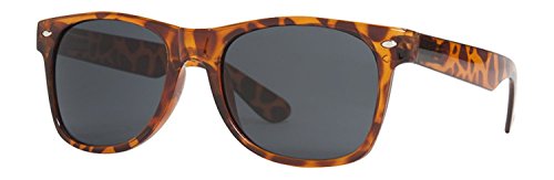Vintage Classic Leopard Tortoise Horn-Rimmed Style Sunglasses