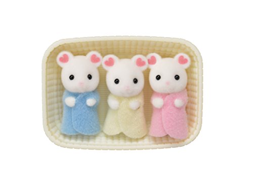 Calico Critters Marshmallow Mouse Triplets