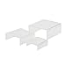 Combination of Life Low Profile Nesting Clear Acrylic Display Risers 2 Sets of 3