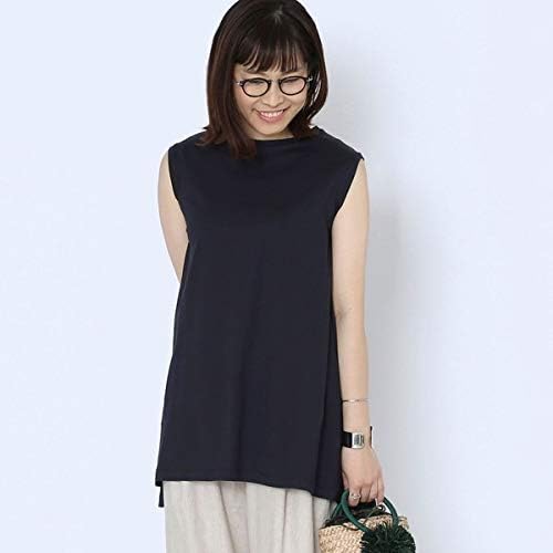 Amazon コーエン レディース Coen Web限定 天竺バックフレアタンクトップ Navy Free Tシャツ カットソー 通販