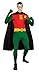 Rubie's dc comics adult robin 2nd skin zentai super suit