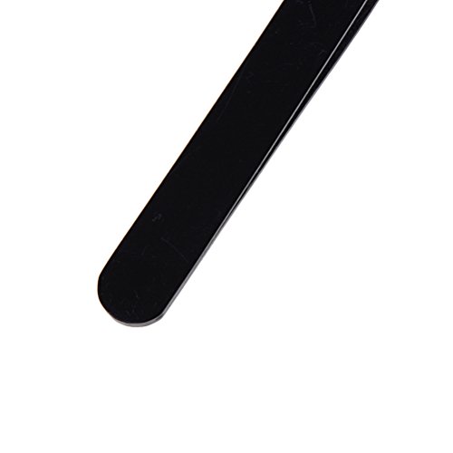 1Pcs Professional Stainless Steel Precision Eye Brows Slant Tip Tweezer Black