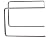 Update International PTS-9 Chrome Plated Steel Rod Pizza Tray Stand