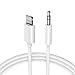 Aux Cable for Car,SENGKOB Aux Cord Compatible with iPhone 6/7/8/X/Xs/Xr/iPad/iPod 3.3ft 3.5mm Male Audio Adapter for Car Home Stereo &Headphone -White