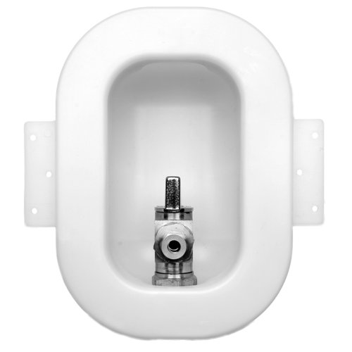 LSP OB-8070-LL Low Lead Ice Maker Box with Viega Valve, White