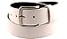 Womens Classic Smooth Faux Leather Belt