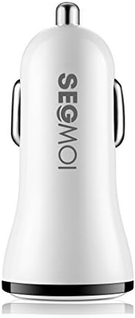 SEGMOI 36W Quick Charge 3.0 Car Charger Dual Output USB Port for iPhone X / 8 / 8 plus / 7 / 7 Plus / 6S / 6S Plus / Galaxy Note 8 / S8 / S8 Plus / S7 Edge & More