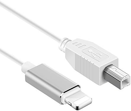 Lightning to MIDI Cable, USB 2.0 Cable Lightning to Type-B High Speed Cord for iPhone / iPad / iPod, Interconnections Converter Midi Keyboard,Audio Interface, USB Microphone and More