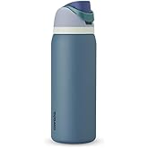 Owala FreeSip Insulated Stainless Steel Water Bottle with Straw, BPA-Free Sports Water Bottle, Great for Travel, 32 Oz, Denim