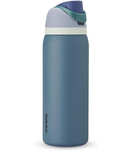 Owala FreeSip Garrafa de água de aço inoxidável isolada com canudo