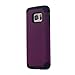 Pandawell SWEET-451 Slim Thin Corner Protection Hybrid Dual Layer Shock Absorbing Impact Resist Case for Samsung Galaxy S7 - Purple/Black
