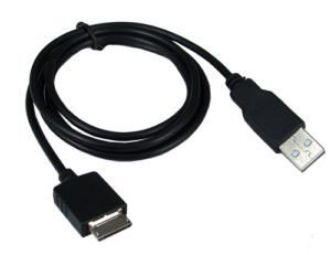 Replacement Compatible USB Cable for Sony NWZ-E436F Walkman - Compatible with Sony E Series Walkman - Sync & Charger - Black 1 Metre by Dragon Trading