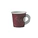 SOLO 374SH-0041 Single-Sided Poly Paper Hot Cup with Handle, 4 oz. Capacity, Bistro (Case of 1,000)