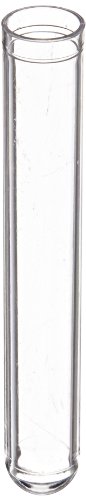 BD 352052 Falcon Polystyrene Round Bottom Centrifuge Test Tube, 12mm Diameter x 75mm Length, 5mL Capacity, 1400 RCF (Case of 1000)