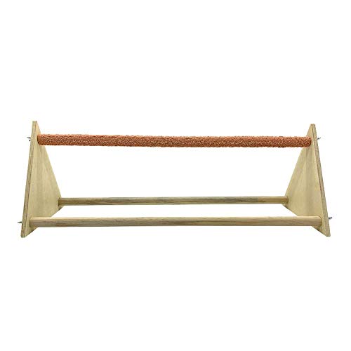 hook.s Huhn Barsch Vogel Holzständer, Henne handgemachte Schaukel Barsch Huhn Biss Spielzeug für mittlere und große… – Bild 5