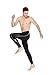 4ucycling Men's Gel Padded Compression Cycling Tights Pants Black
