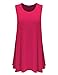 CTC Womens Round Neck Sleeveless Trapeze Dress - Made in USA