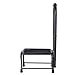 Giantex Step Stool with Handle, Medical Step Stool w/Handle and Non Skid Rubber Platform, 330 Lbs Load Capacity Heavy Duty Safety Step for Old People, Elderly Adults Black