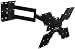 Mount-It! MI-411L Black Full Motion TV Wall Mount, Extending Single Arm Tilting Computer Monitor Mount for Sony, Samsung, Vizio, HP, TCL LCD LED 4K Screens 37 - 52 inch VESA up to 400x400mm primary