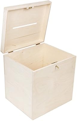 BARTU - Caja de regalo de madera (25 x 29 x 30 cm): Amazon.es: Hogar