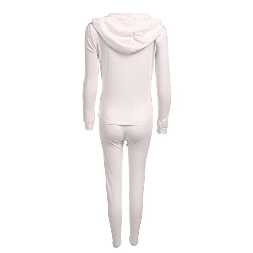 cindere Tracksuit For Women Two Piece Zip-up Sports Suit Hoodies Sweatshirt With Sweatpants - Thumbnail 2
