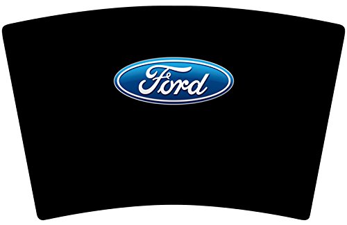 Mugzie brand 20-Ounce Travel Mug with Insulated Wetsuit Cover - Ford Logo - Black