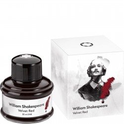 Montblanc Writers Edition 2016 William Shakespeare Velvet Red Ink Bottle 35ml