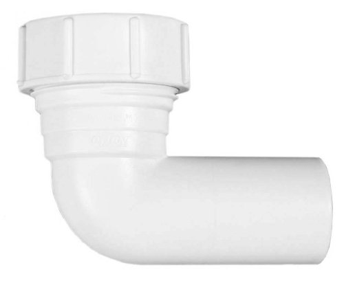 Polypipe SE1 Compression Waste 32mm 90° Swivel Elbow White