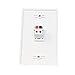RiteAV - 1 Port Speaker Wall Plate - White